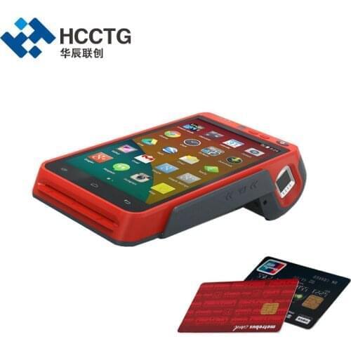 4GHandheld pos terminal all in one EMV PCI Android with touch screen GPRS bluetooth WIFI barcode and QRcode scanner Printer Z100