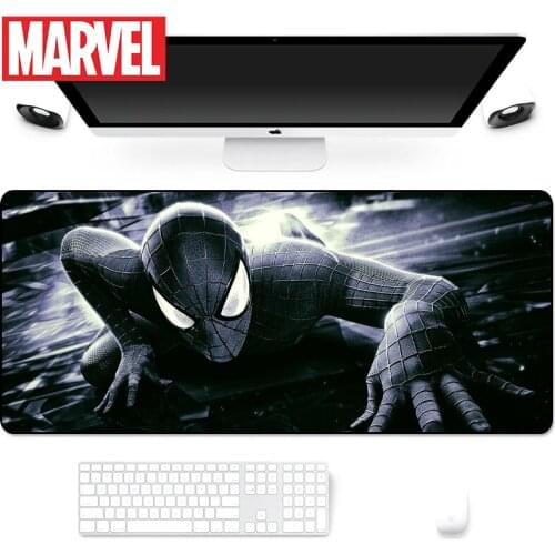 Disney Marvel Spider Man Lockedge Large Gaming Mouse Pad Computer Gamer Keyboard Mouse Mat Hyper Beast Desk Mousepad for PC