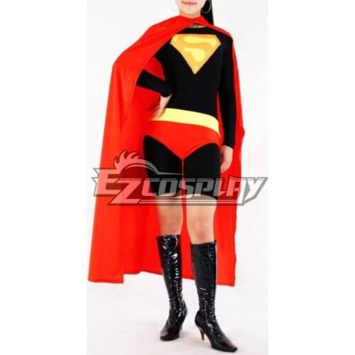 DC Superwoman Black Cosplay Costume E001