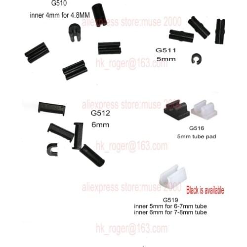 Dia 4 4.8 5 6 7 8mm chair tube feet pad Clamp tube pad mm Beach bed feet foot tube pipe pad massage steel line bow shelf art