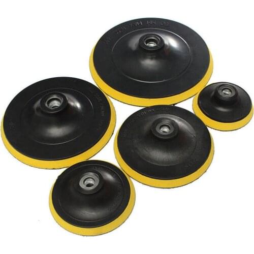 3 4 5 6 7 inch Angle Grinder Wheel Sander Paper Disc Car Polishing Polisher Backing Pad Car Polisher Bonnet Holder