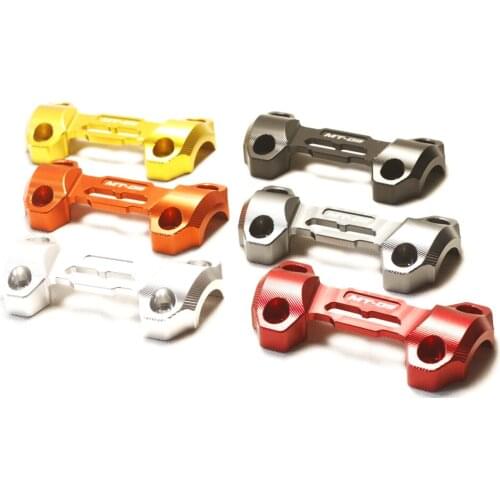 For Yamaha MT-09 MT 09 MT09 FZ09 FZ 09 2013-2017 Motorcycle CNC Aluminum Handlebar Fat Handle Bar Riser Mount Clamp Top Cover