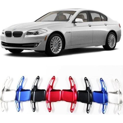 Savanini Alloy Add-On Steering Wheel DSG Paddle Shifters Extension For BMW 5 Series 2011-2013