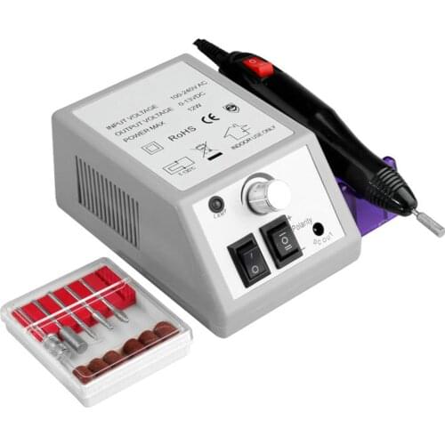 Electric Nail Drill Machine Set Professional Manicure Mill Cutter Nail Art Sanding File Gel Cuticle Remover Nail Art Tools