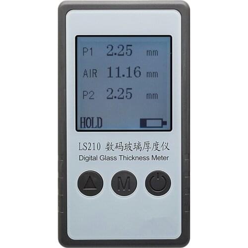 Free Shipping Digital Glass Thickness Meter High Accuracy Resolution 0.2mm Width Measuring Instruments IG Glass Thickness Meter