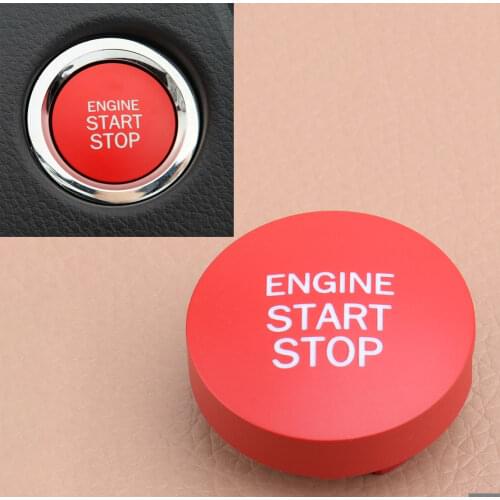 Red Engine Start Stop Switch Button Fit for RAV4 Toyota Prado CHR Alpha