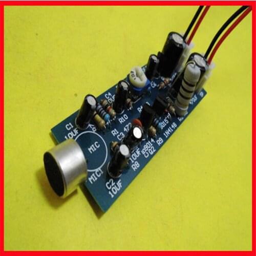 Megaphone pre-module electronic production kit Microphone module microphone volume amplification module fun production