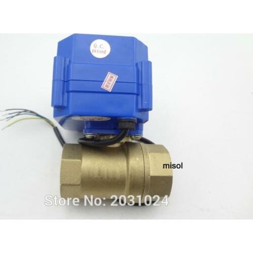 Motorized ball Ventil valve,220v,2 way,DN25 (reduce port),electrical valve, motorized valve