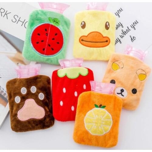 Cartoon Mini Hot Water Bag for College Students and Kids Pocket Warm Hand Household Items Reusable Hand Warmer @2
