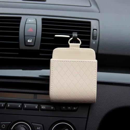 PU leather car socket vents trash can car phone seat bag storage bag for Buick Regal Lacrosse Excelle GT/XT/GL8/ENCORE/Enclaves