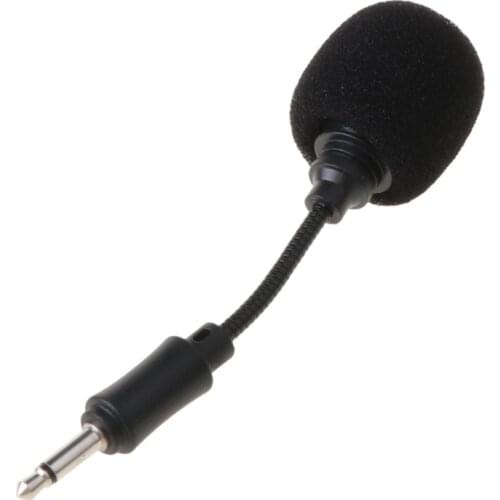New Mobile phone Mini 3.5mm Interface Flexible Microphone Stereo For iPhone Android