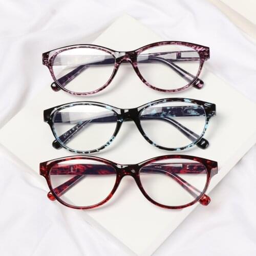1Pc Anti Blue Light Reading Glasses Women Men Classic Oversize Frame Presbyopic Glasses With +1.0 +4.0 Hyperopia Eyeglasses Gift