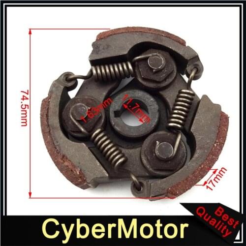 Heavy Duty Steel Clutch Pads For 2 Stroke 47cc 49cc Minimoto Pocket Bike Kids Dirt Crosser ATV Quad Crosser