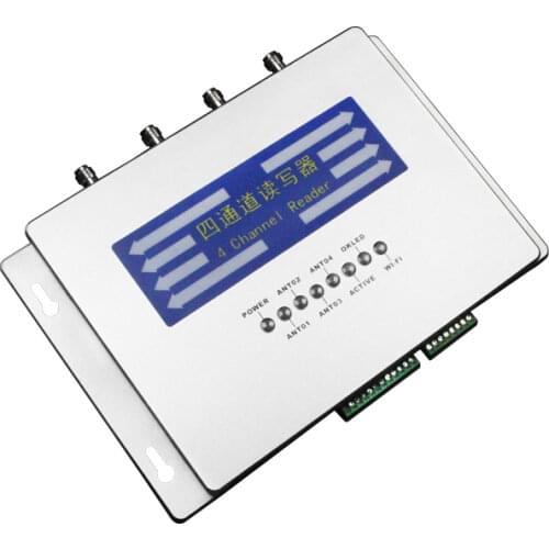 TCP/IP IMPINJ Indy R2000 RFID UHF 4 channel long ranger reader 0-250 tags RS232 RJ45 +free sdk+free tags