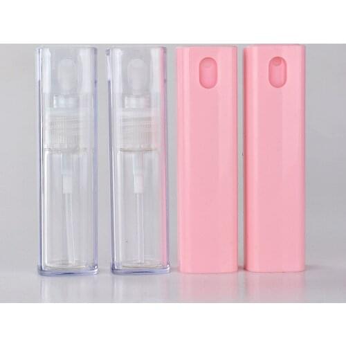 Explosive 10ml Drawer Perfume Bottle Refillable Plastic Case Glass Spray Perfume Bottle 100pcs/lot