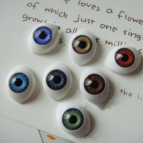 20Pcs Plastic Resin Doll Safety Eyes For Animal DIY Doll Toy Puppet Making DIY Craft Accessories 14*19mm