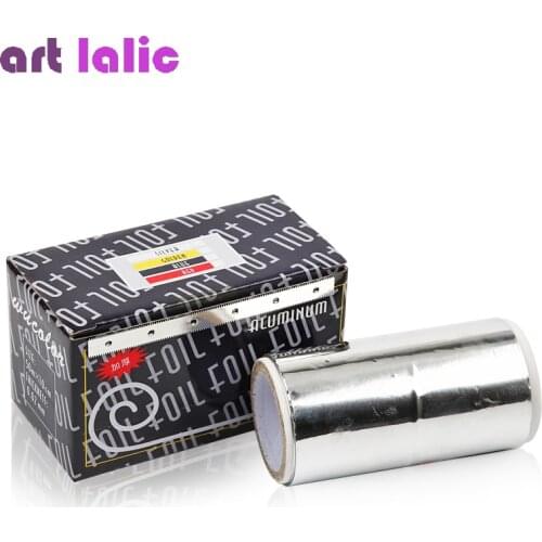 1 Roll Gel Polish Nail Removal Aluminum Foil Wraps Remover Fake nails Foil Decals for Nail Art UV Gel Polish