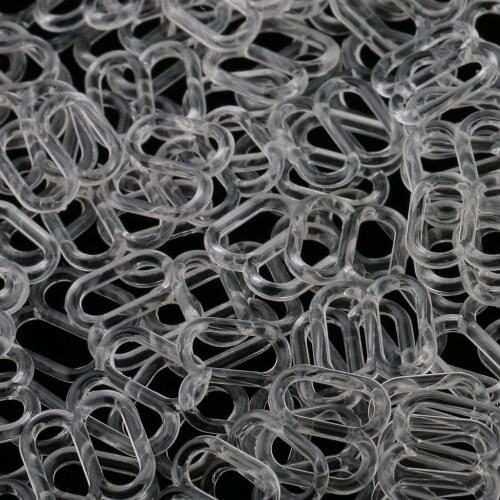 200 Sets Nylon Coated Plastic Lingerie Adjustment strap slides Hardware Sewing Clips Clasp Hooks for Bra Strap