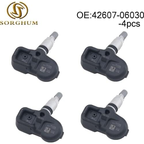4PCS 42607-06030 Tire Pressure Monitoring Sensor TPMS 315MHz Fits For Toyota Camry Tacoma Tundra 2005-2017