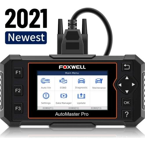 FOXWELL NT614 Elite OBD2 Auto Scanner OBD 2 Car Diagnostic Tool Engine ABS SRS AT Oil EPB Reset ODB2 OBD Code Reader Free Update