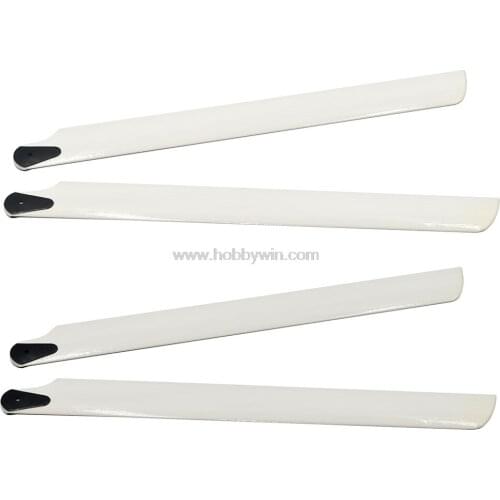 325mm Film Coated Wooden Blades for 450 Class RC Model Helicopter