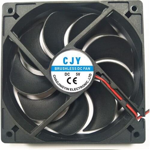 DHL 50Pcs 12cm 12025 Fan 5V 12V 24V 120mm*120mm*25mm Fan DC Brushless Cooling Fan 120x120x25mm USB 2PIN PC Computer Case Cooler