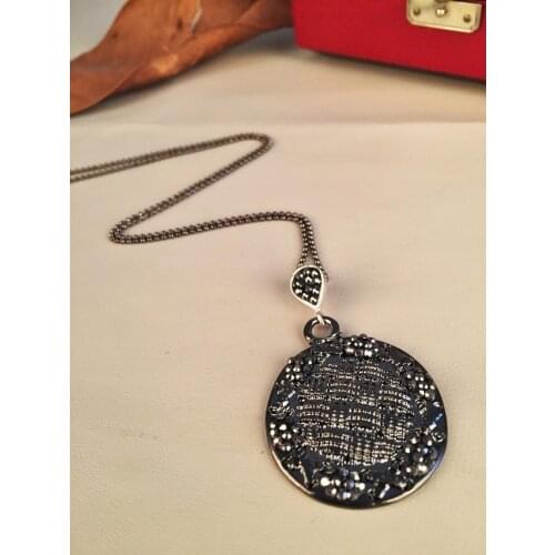 Dr Stone Women Black Plated Zinc Alloy Necklace Z121AR402 249837064