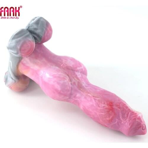 FAAK Dog Penis dildos For women Female Masturbation Realistic Animal Dildo Anal Butt Plug Large Anal Sex Toys For Women Men Gay
