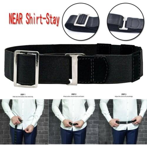 Locking Belt Mens Shirt Stays Garters Holder for Men Women for Formal and Professional Attire Non-Slip Shirt fixed Belts