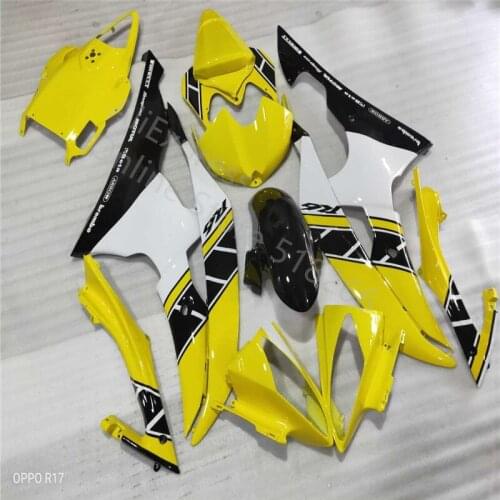 Motorcycle Fairing kit for Yamaha YZFR6 08 09 10 11 12 14 YZF R6 2008 2014 YZF600 yellow black white Bodywork Fairings