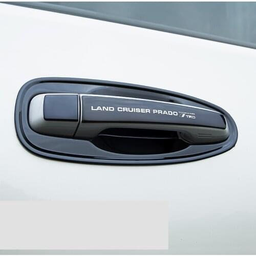 Lsrtw2017 car door handle bowl trims for toyota land cruiser prado 2010 2012 2013 2015 2018 2020 150 accessories 2017 2019 2011
