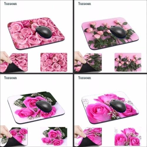 Mairuige Mouse Pad Pattern Of Roses Durable Anti-slip Desk Mouse Mat For Optical Mouse Pad Decorate Your Desk