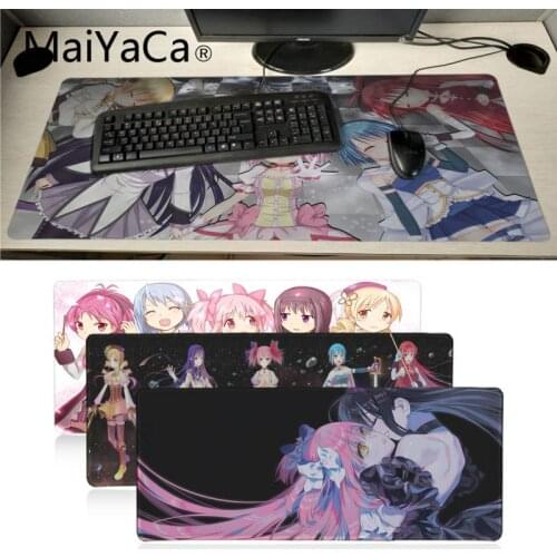 MaiYaCa Puella Magi Madoka Magica anime girl Durable Rubber Computermats Super Grande Large Gamer Gaming mouse pad Keyboard Mat