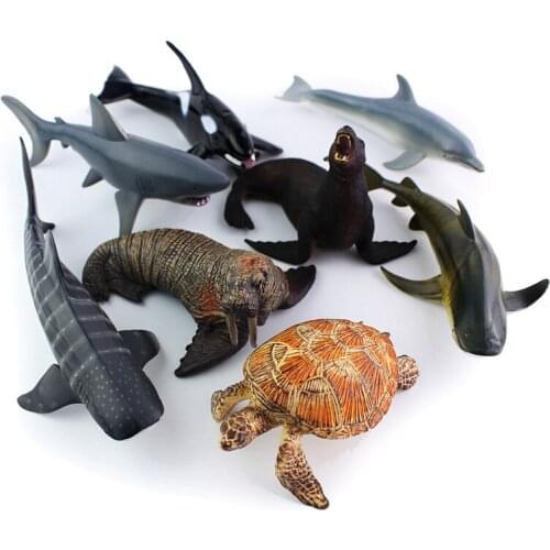 Animal Model Ocean Series Model Solid Environmental Vinyl Underwater World Toy Decoration Gift