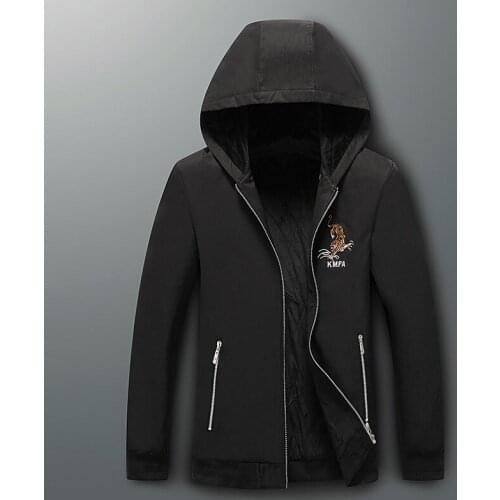 New Men luxury Rib Sleeve 2021 embroidery Tiger High couple Baseball Coats & Jackets Abstract digital coat Motor #C35