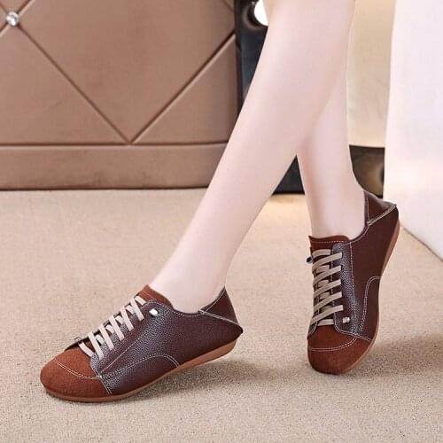 Single shoes, comfortable cover foot, round toe flat casual shoes, simple womens shoes