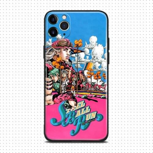 Steel Ball Run SBR jojo anime poster For iPhone se 6 6s 7 8 plus x xr xs 11 pro max soft silicone phone case cover shell