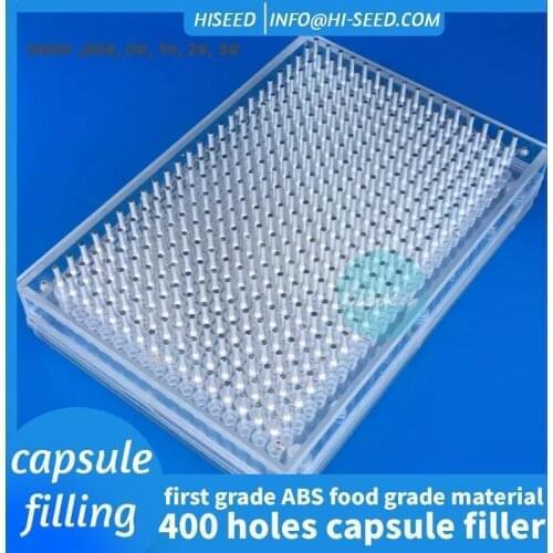 400-Hole Empty Capsule Shell Filling Panax Notoginseng and Other Medicinal Powder Plate