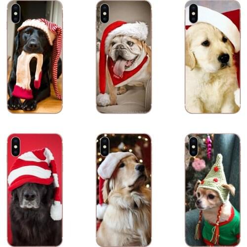 Christmas Dog Hat For Samsung Galaxy A90 5G A51 A71 A81 A7 A9 2018 A10 A20 A30 A40 A50 A60 A70 A80 A20E Soft Retail New Fashion
