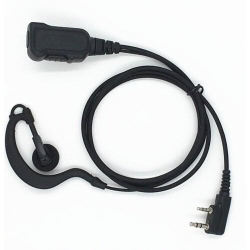 Noise reduction PTT 2PIN Headset Earpiece for Baofeng Two Way Radio Walkie Talkie UV-5R UV B6 UV-5RA UV-5RE Plus For TK2107