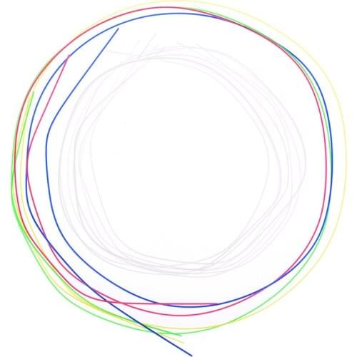 4 pcs/ Set White Pure Strigning For Ukulele Guitarra Bass Guitar String Parts & Accessories Strings for Acoustic Guitars