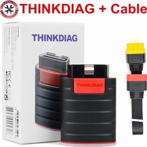 Thinkdiag Car OBDII Code Reader Full System Auto Bluetooth Scanner OBD2 Diagnostic Scanner Multi-Language