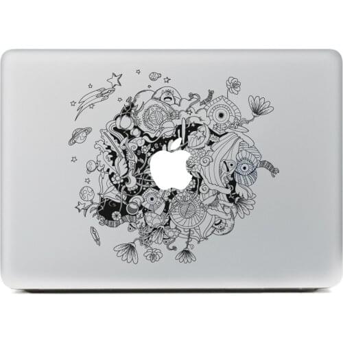 Outer space planets Vinyl Decal Sticker for New Macbook Pro / Air 11 13 15 Inch Laptop Case Cover Sticker