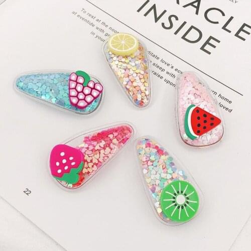 Kids Hair Pins Baby Girl Baby Boy Cute Bowknot Fruit Hair Clip Set Hair Accessories Lovely New Printed Headwear Drop Ship