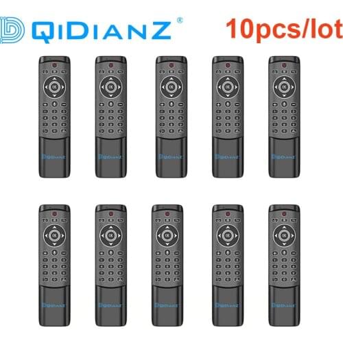 10pcs Voice Remote Control G10S MT1 MT12 2.4G Wireless Air Mouse Gyroscope IR Learning for Android tv box HK1 H96 Max X96 mini
