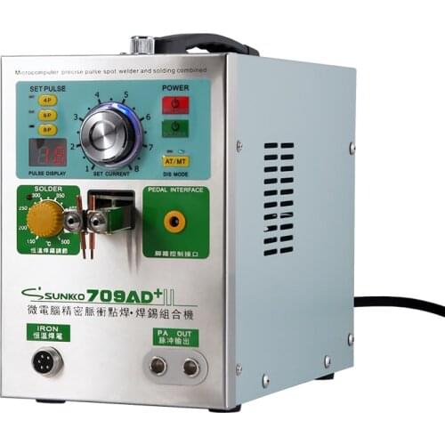 3 In 1 709AD+ Battery Pulse Spot Welder 110V For 18650 Pack Welding + 70B lithium Welding Pen machine