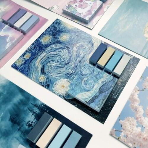325 Sheets DIY Journal Decoration sticky note Minimalist Kawaii Office Notepads Stationery School Office Supplies
