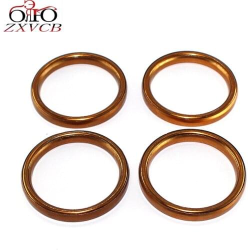 4pcs For HONDA CM 200 CM200 80-82 CM200T CB 250 CB250 motorcycle Nighthawk exhaust cylindre pipe header gasket ring parts
