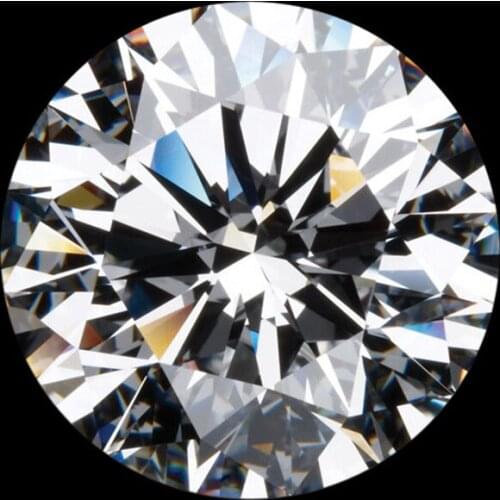 Multi Size 1.0~12.0mm AAA Grade White Cubic Zirconia Stone Round Cut Glitter Beads For Top Jewelry Accessories DIY