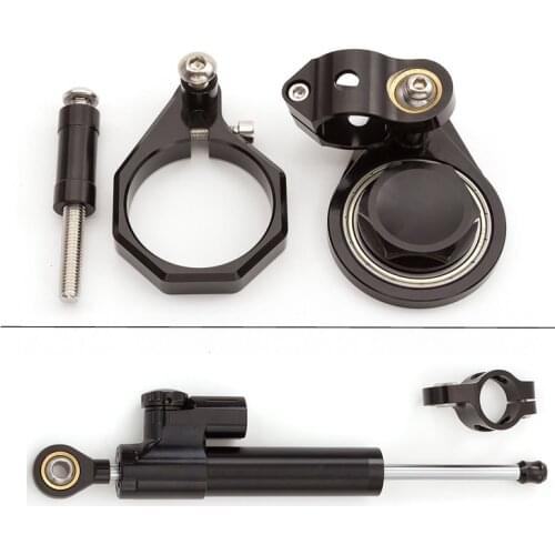CNC Motorcycle Steering Damper Stabilizer For Suzuki GSXR600 GSXR750 2006-2010 Mount Kit Bracket GSXR 600 750 1000 2007-2008